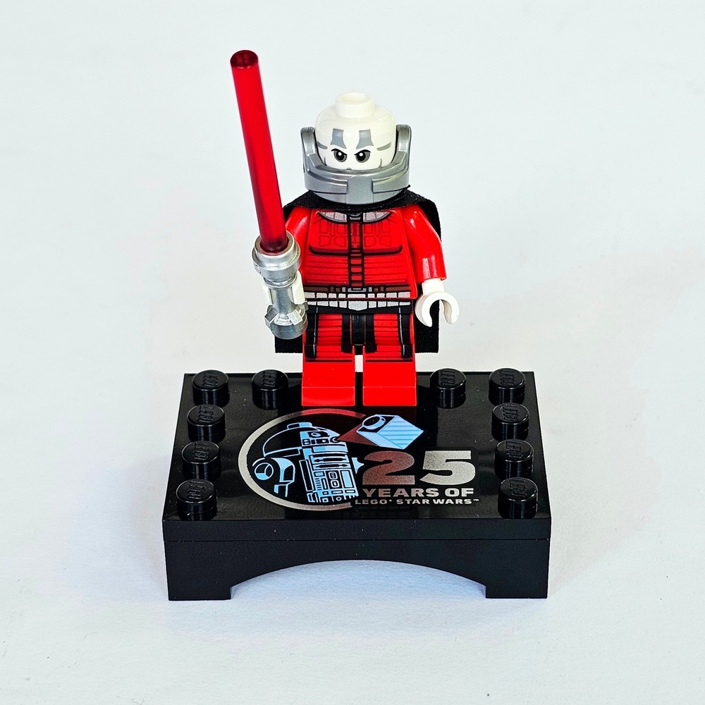 2024 LEGO Star Wars Darth Malak Minifigure 25th Anniversary Stand 75379 KOTOR